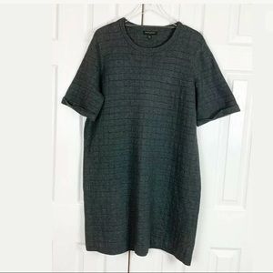 NWOT BANANA REPUBLIC GRAY QUILTED TUNIC DRESS
